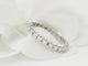 Bague 53 Alliance américaine en or blanc 18 kt et diamants 0,75 ct 58 Facettes 33427