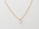 Collier Collier solitaire en or rose 18 kt et diamant taille brillant 58 Facettes 3GR18