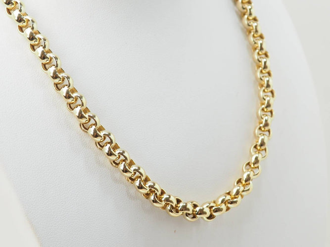 Collier Collier maille jaseron en or jaune 18 kt 58 Facettes 33247