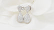 Boucles d'oreilles Boucles d'oreilles pendantes en or blanc 18 kt et diamants 58 Facettes 32102
