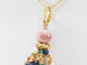 Pendentif Pendentif grappe en or jaune 18 ct et pierres fines 58 Facettes 33285