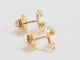 Boucles d'oreilles Cartier C - Boucles d'oreilles en or jaune 18 kt et diamants 58 Facettes 33295
