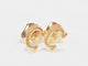 Boucles d'oreilles Cartier C - Boucles d'oreilles en or jaune 18 kt et diamants 58 Facettes 33295