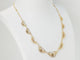 Collier Collier draperie fin XIXe siècle en or jaune 18 kt 58 Facettes 33486