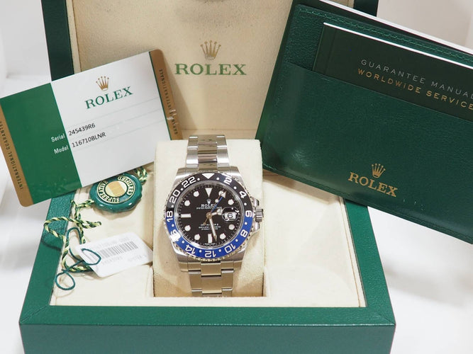 Montre Rolex GMT-Master II 116710BLNR - Montre automatique en acier 58 Facettes 33045