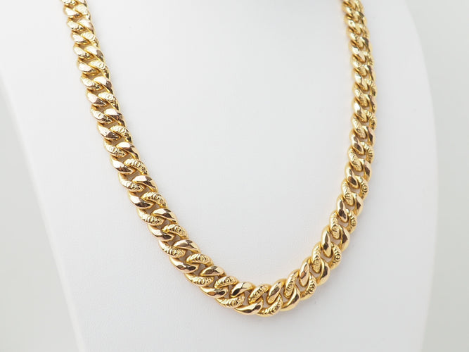 Collier Collier maille américaine en or jaune 18 ct 58 Facettes 33476