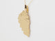 Pendentif Pendentif carte de la Corse en or jaune 18 carats 58 Facettes 33494
