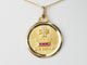 Pendentif Augis - Pendentif médaille d'amour en or jaune 18 ct, diamant et rubis 58 Facettes 33495