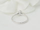 Bague 58 Solitaire - Bague en or blanc 18 kt et diamant 0,50 ct 58 Facettes 33535