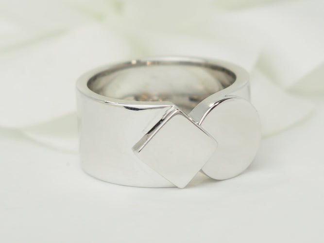 Bague 58 Fred Fredkiss - Bague en or blanc 18 ct 58 Facettes 33570