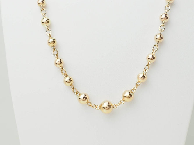 Collier Collier marseillais en chute en or rose 18 Kt 58 Facettes 33623