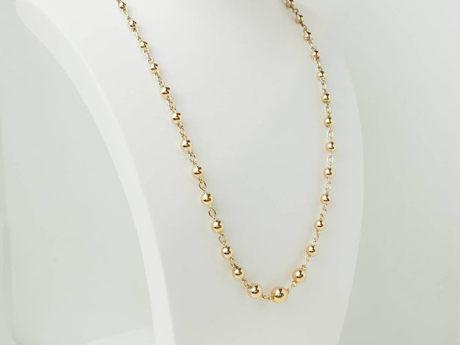 Collier Collier marseillais en chute en or rose 18 Kt 58 Facettes 33623