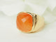 Bague 52 Bague chevalière en or jaune 18 ct et cornaline 58 Facettes 33632