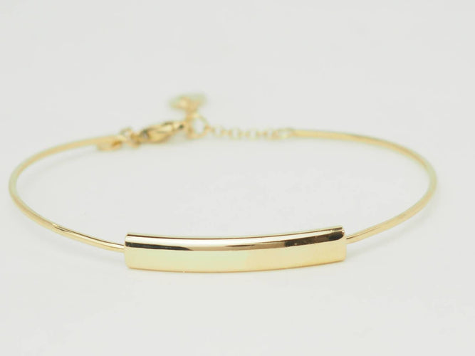 Bracelet Bracelet jonc en or jaune 18 kt 58 Facettes 33635