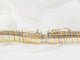 Collier Cartier Tubogas - Collier ras-de-cou en or jaune et blanc 18 ct 58 Facettes 33081