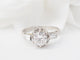 Bague 52 Bague solitaire en platine 950 et diamant taille brillant env. 1 ct 58 Facettes 32316