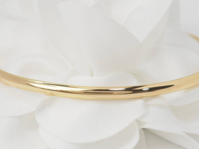 Bracelet Bracelet demi-jonc en or jaune 18 ct 58 Facettes F5025