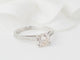 Bague 54 Bague solitaire en or blanc 18 kt et diamants 1,20 ct 58 Facettes 32038