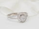 Bague 60 Bague solitaire en or blanc 18 kt et diamants 0,66 ct 58 Facettes 21835/30916