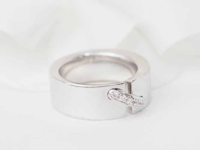 Bague 45 Chaumet Lien - Bague en or blanc 18 ct et diamants 58 Facettes 30880