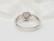 Bague 60 Bague solitaire en or blanc 18 kt et diamants 0,66 ct 58 Facettes 21835/30916
