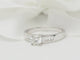 Bague 54 Solitaire - Bague en or blanc 18 ct et diamant 0,52 ct 58 Facettes 24474