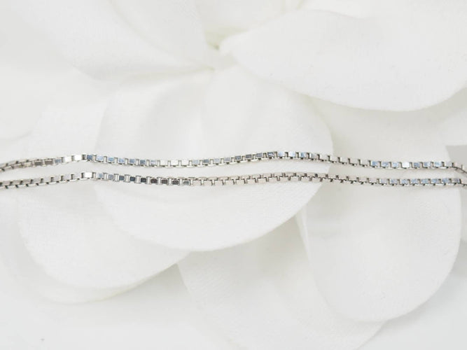 Collier Collier en or blanc 18 kt et diamants taille brillant 58 Facettes 21042