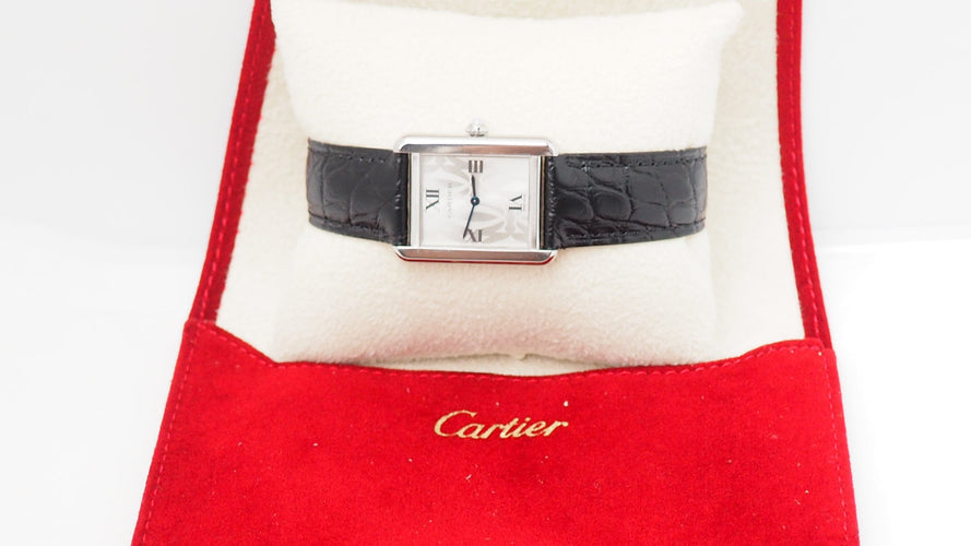 Montre Cartier Tank Solo - Montre en acier à quartz (2716) 58 Facettes 32725