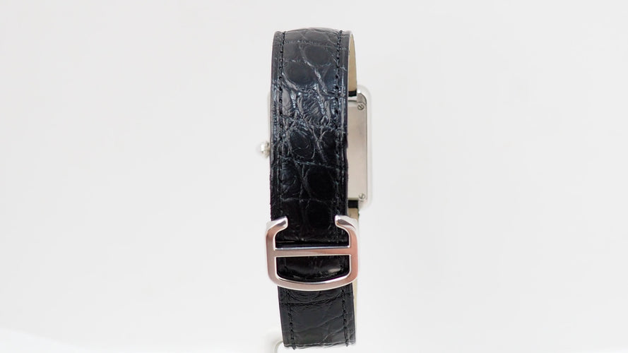 Montre Cartier Tank Solo - Montre en acier à quartz (2716) 58 Facettes 32725