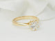 Bague 52.5 Bague solitaire en or jaune 18 ct avec diamant 0,97 ct 58 Facettes 33118