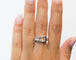 Bague 52 Fred Force 10 - Bague moyen modèle en or blanc et diamants 58 Facettes 33172