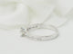 Bague 52 Bague solitaire en or blanc 18 kt et diamants 0,37 ct 58 Facettes 29910