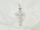 Pendentif Pendentif croix en or blanc 18 ct et diamants 0,35 ct 58 Facettes F4861