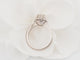 Bague 51 Bague solitaire en or blanc 18 ct et diamant taille brillant 58 Facettes 33056