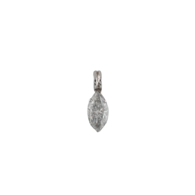 Pendentif Pendentif Marquise or blanc diamant 58 Facettes cnd236