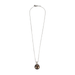 Pendentif Pendentif or blanc, perle grise, diamants 58 Facettes