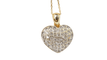 Collier 42 Collier coeur or jaune et diamants 58 Facettes 32593