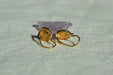 Boucles d'oreilles Dormeuses or jaune, perles 58 Facettes Ref2056