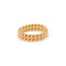 Bague 50 Alliances torsadées - Paire en or jaune 18 carats 58 Facettes B371