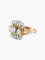 Bague 55 Bague ancienne en or jaune 18 carats et diamants 58 Facettes BO/150023