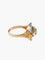 Bague 55 Bague ancienne en or jaune 18 carats et diamants 58 Facettes BO/150023