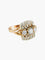 Bague 55 Bague ancienne en or jaune 18 carats et diamants 58 Facettes BO/150023