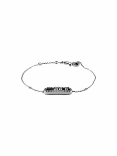 Bracelet Messika - Bracelet Baby Move en or blanc et diamants 58 Facettes BO/230035