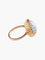 Bague 48 Bague ovale en or jaune 18k sertie d’un quartz 58 Facettes BO/130099