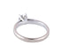 Bague 59 Bague solitaire en or blanc 18 carats et diamant 0,25 ct 58 Facettes BO/220098 NSS
