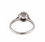 Bague 55 Bague solitaire en or blanc 18 carats et diamant 0,50 ct 58 Facettes BO/220063-64 RIV