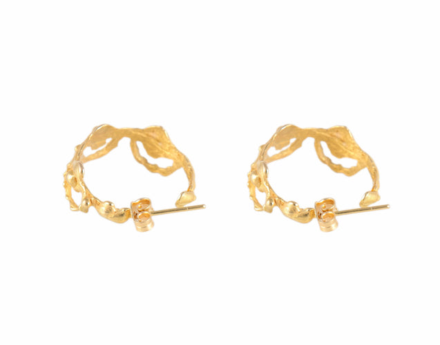 Boucles d'oreilles Boucles d’oreilles créoles « Éphéméral » en or jaune 18 carats 58 Facettes BO/220054