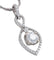 Collier Collier pendentif arabesques pavé de diamants en or blanc 18k 58 Facettes BO/220106