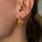 Boucles d'oreilles Boucles d’oreilles créoles « Éphéméral » en or jaune 18 carats 58 Facettes BO/220054