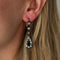 Boucles d'oreilles Boucles d'oreilles dormeuses Art Déco en or blanc et diamants 58 Facettes BO/220143